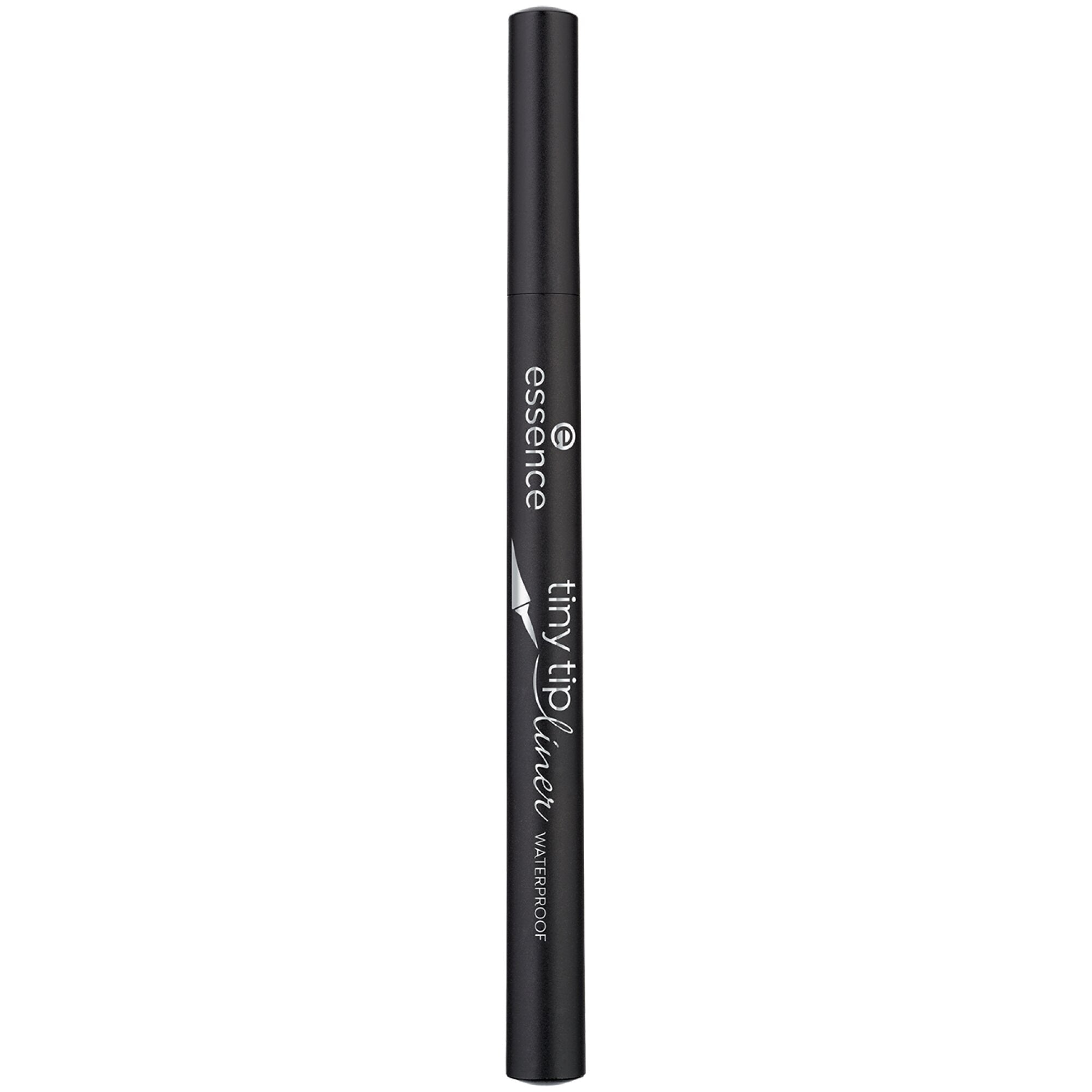 Essence, Tini Tip Liner, Rezistent la apă, Precis, Tuș de ochi lichid, 01, Negru profund, 1.1 ml