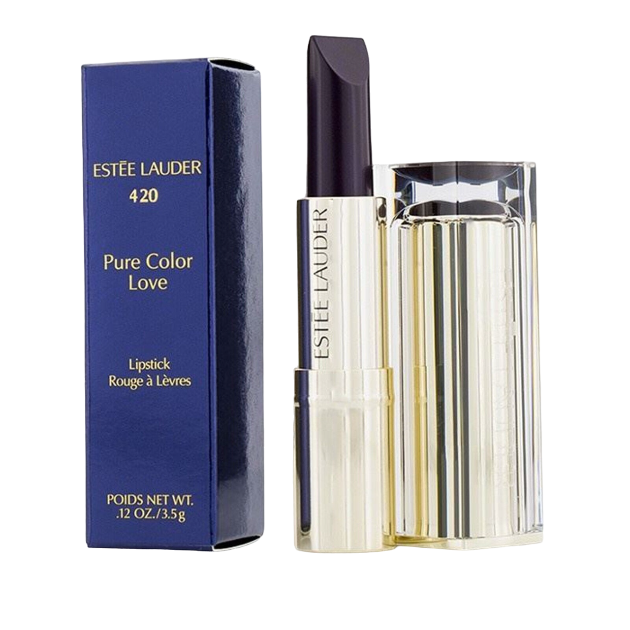 Estee Lauder, Pure Color Love, Uleiuri naturale, De lungă durată, Ruj cremos, 420, Sfeclă în Sus, 3.5 g - Olmarkt