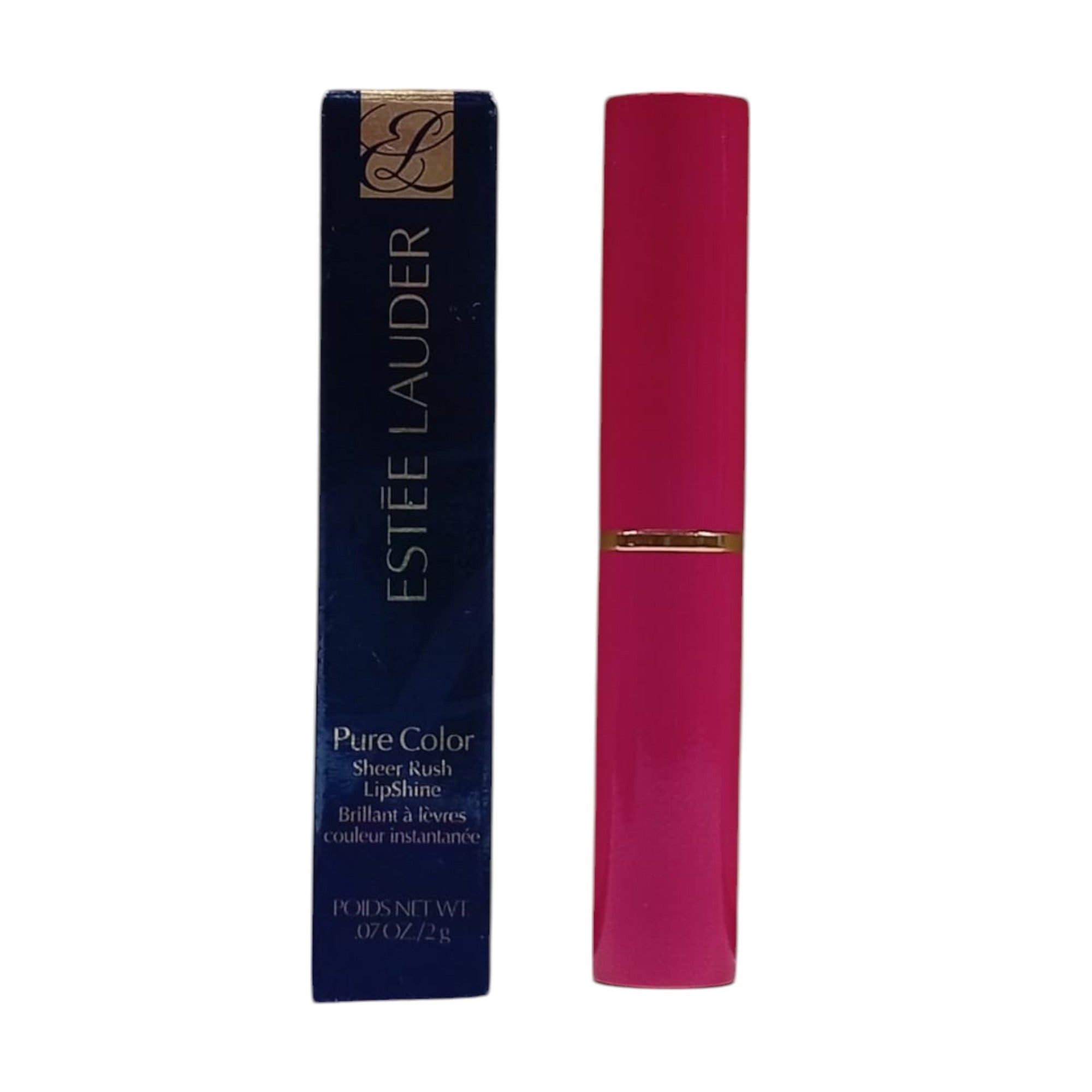 Estee Lauder, Pure Color - Sheer Rush, Luciu de buze, Patent roz, 2 g - Olmarkt