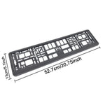 Suport Placute de Imatriculare, Flippy, Standard European XC-W341, din Plastic, Rama pentru Placute, 52.7 x 13 x 1.2