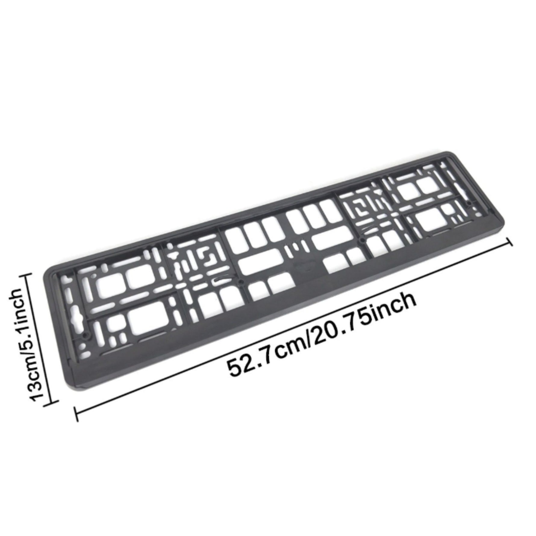 Suport Placute de Imatriculare, Flippy, Standard European XC-W341, din Plastic, Rama pentru Placute, 52.7 x 13 x 1.2