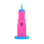 Pompa Electrica Pentru Umflat Baloane, din Plastic, cu Acumulator, Autonomie 3-4h, Portabila, Roz