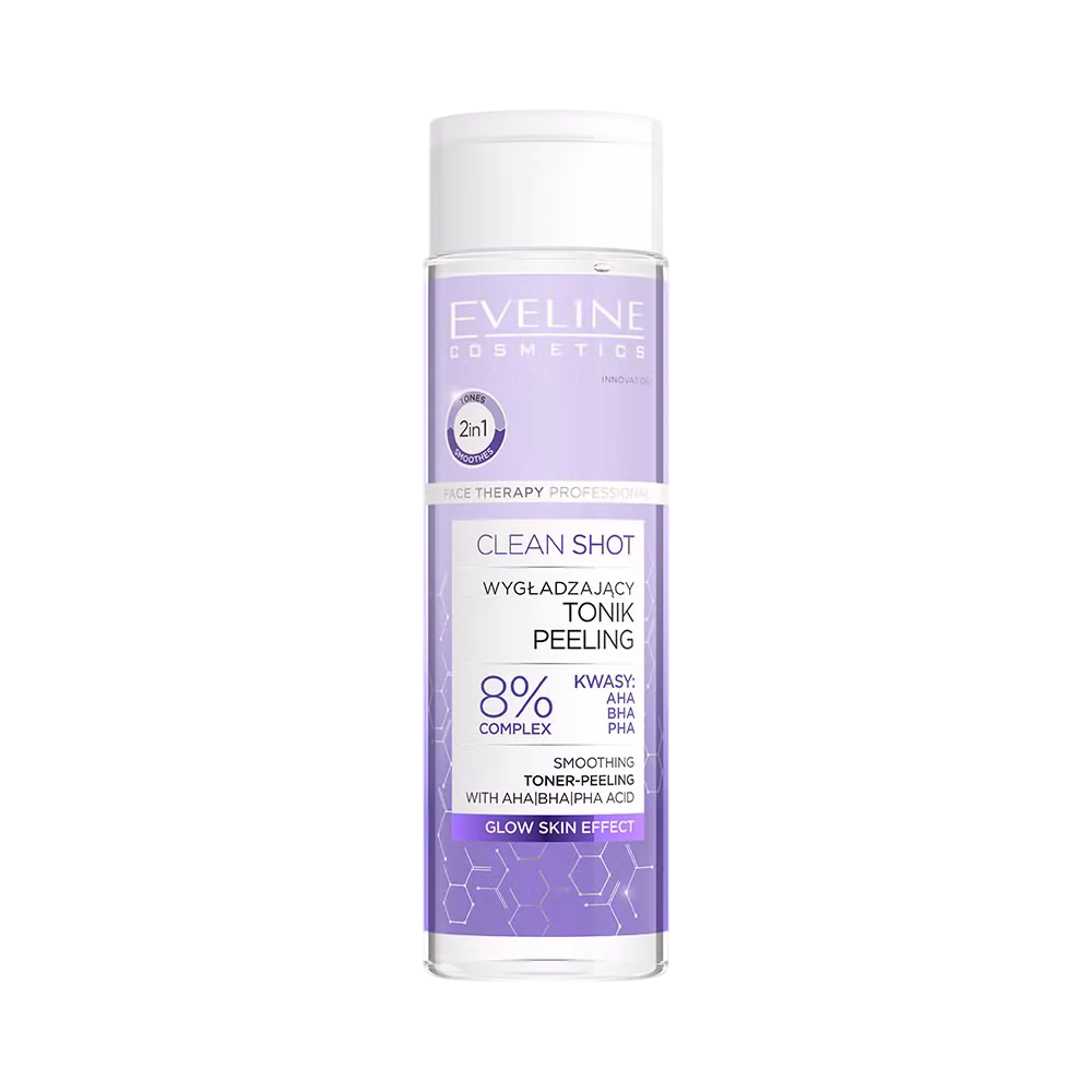 Eveline Cosmetics, Clean Shot, Decojire, Loțiune tonică, Pentru față, 200 ml