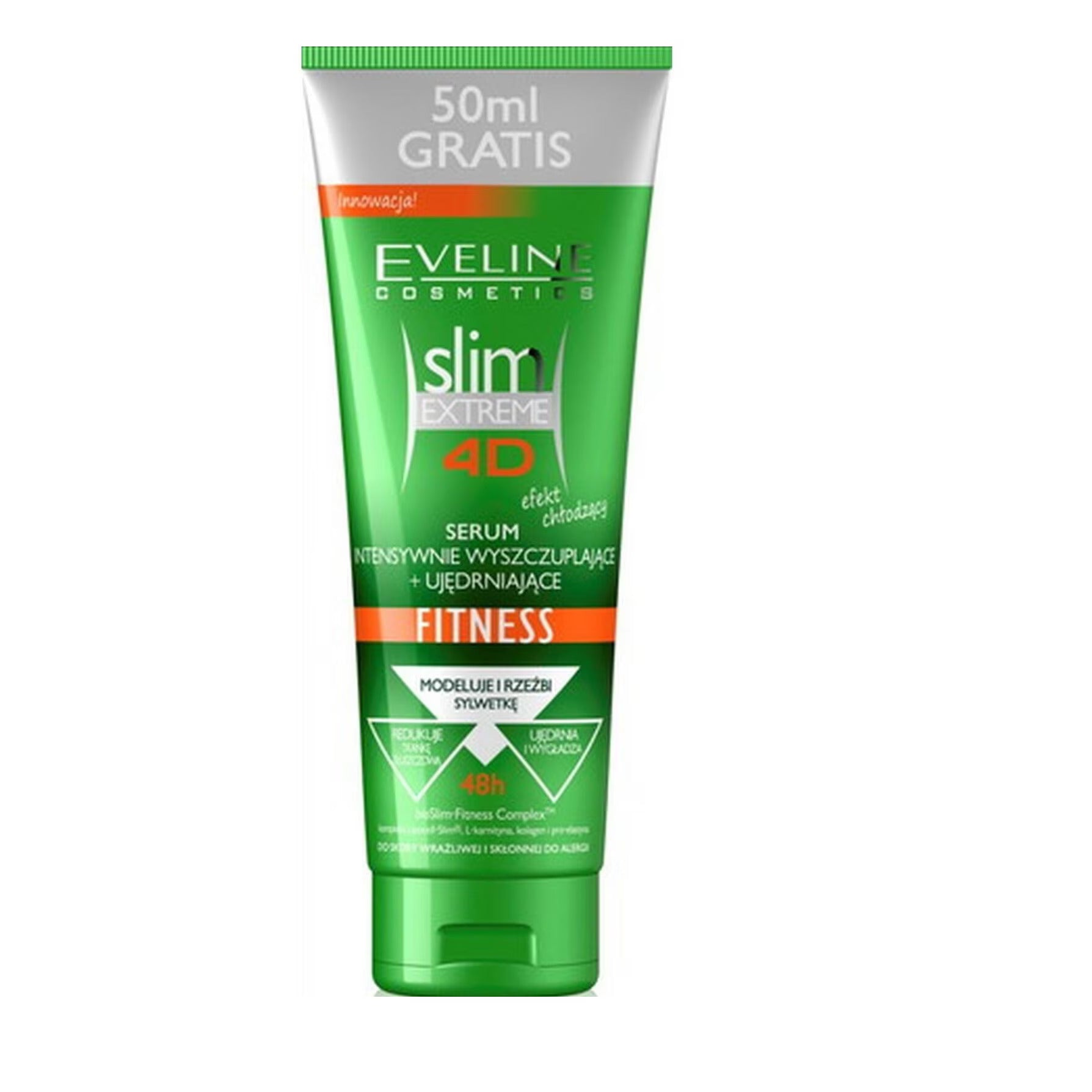 Eveline Cosmetics, Slim Extreme 4D, Anticelulitic și de slăbire, Ser pentru corp, Zilnic, 250 ml