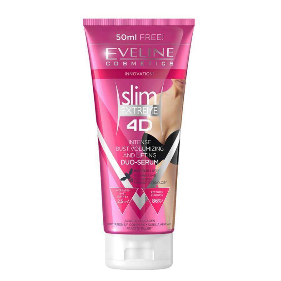 Eveline Cosmetics, Slim Extreme 4D, Volumizant, Ser pentru corp, Pentru bust, 200 ml