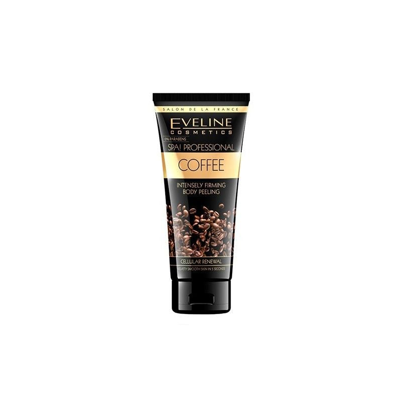 Eveline Cosmetics, Spa! Professional, Cofeină, Decojire, Exfoliant pentru corp, 200 ml