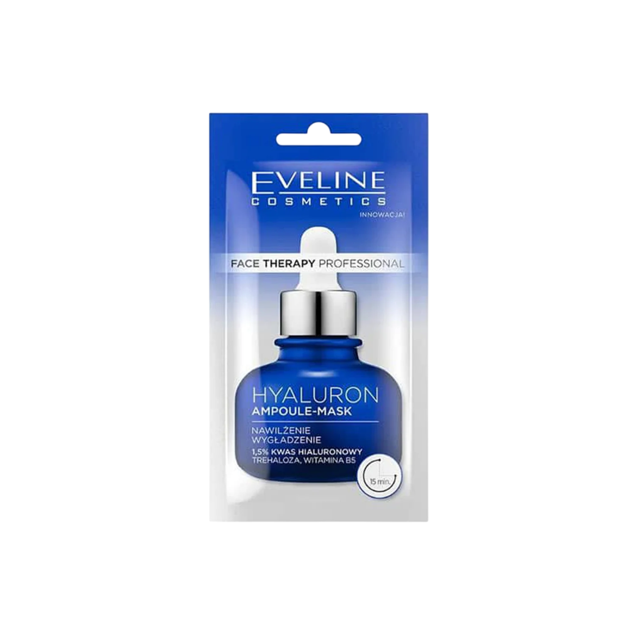 Eveline Cosmetics, Therapy Professional, Acid hialuronic, Hidratare intensă, Mască cremă, Pentru față, 8 ml