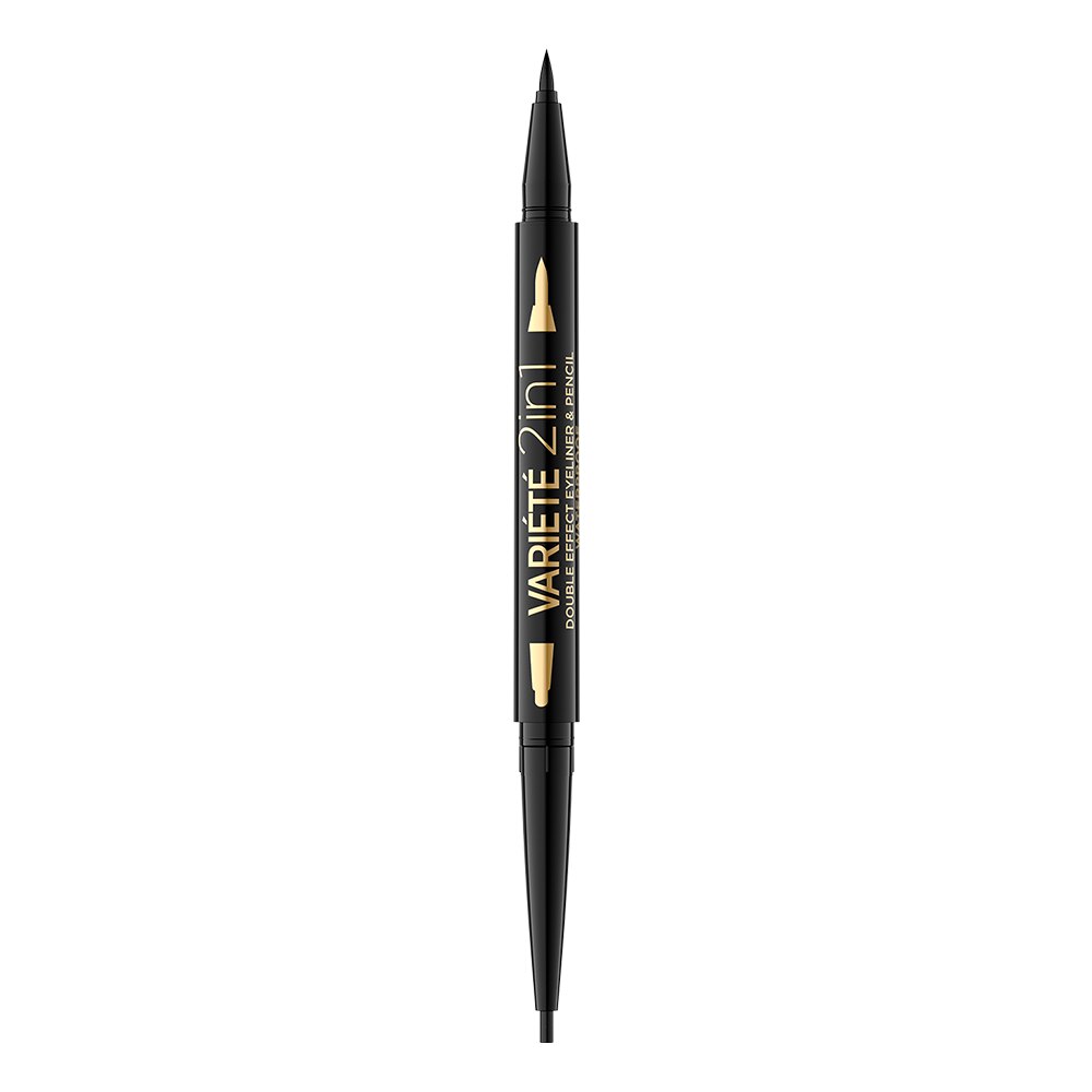 Eveline Cosmetics, Variete, Cu două capete, Tuș de ochi în gel, Ultra Black