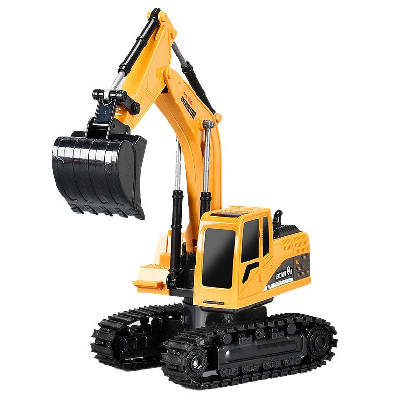 Excavator Jucarie pentru Copii, Flippy, Jucarie Excavator cu Telecomanda, Jucarie de Constructie, Acumulator cu