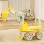 Excavator pentru Copii, Flippy, 1-3 Ani, Greutate Portanta 30 kg, Muzica si Lumini, Rotatie 360 Grade, 45 x 31 x 35 cm,