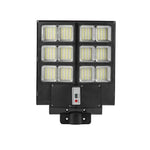 Lampa solara stradala Flippy, cu telecomanda, senzor de miscare si lumina, suport prindere, 480 LED-uri, IP65, ABS,