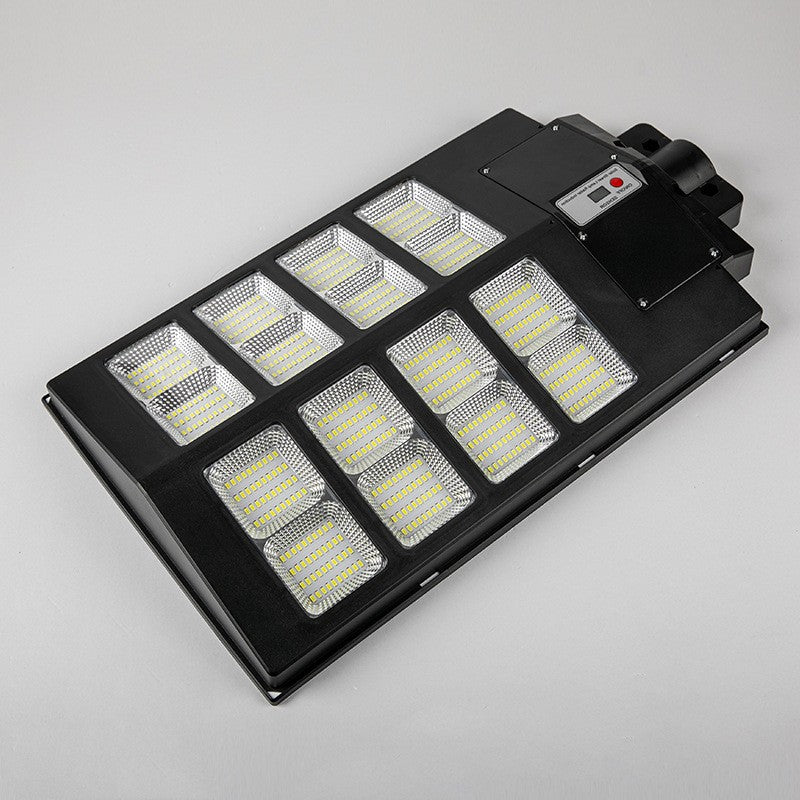 Lampa solara stradala Flippy, cu telecomanda, senzor de miscare si lumina, suport prindere, 640 LED-uri, IP65, ABS,
