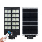Lampa solara stradala Flippy, cu telecomanda, senzor de miscare si lumina, suport prindere, 800 LED-uri, IP65, ABS,