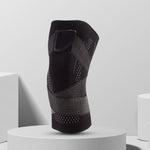 Orteza Elastica pentru Genunchi, Flippy, Ajustabila cu Bretele Elastice, Banda pentru Compresie, Material Respirabil,