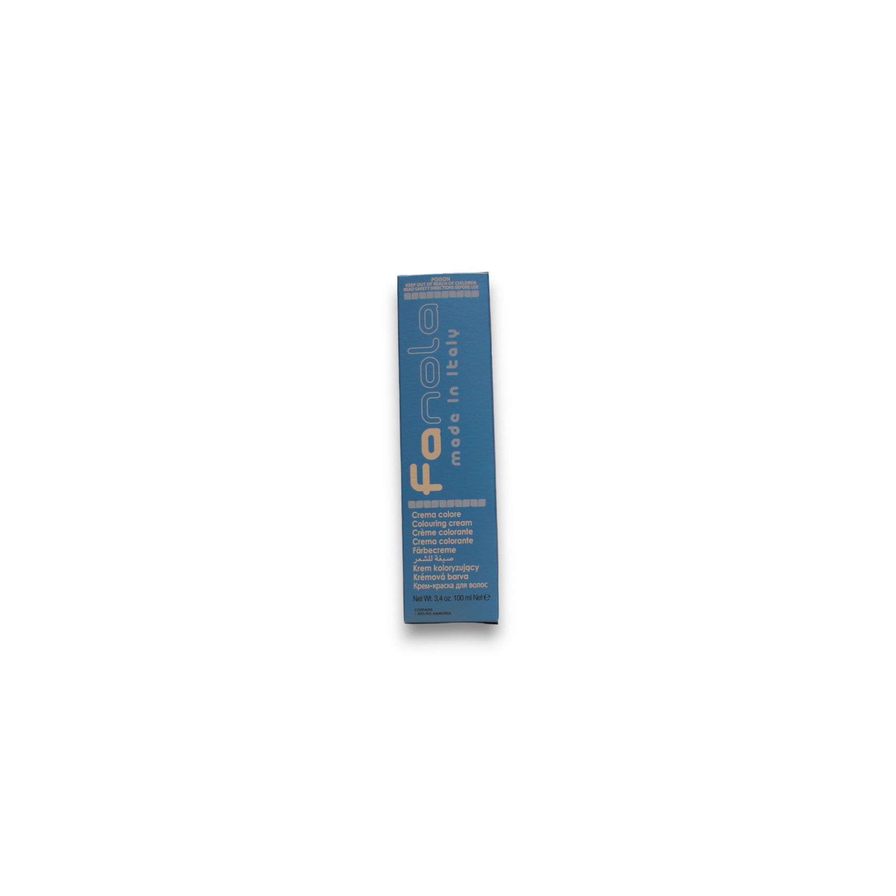 Fanola, Crema Colore, Vopsea permanentă de păr, 7.1 Blonde Ash, 100 ml - Olmarkt