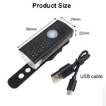 Far cu LED proiector pentru bicicleta\trotineta, Flippy, reincarcabil, cablu USB inclus, 3 moduri de lumina, IPX4,