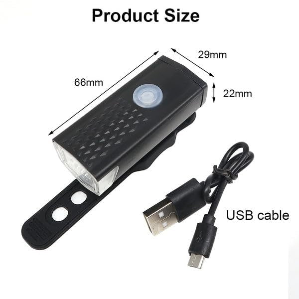 Far cu LED proiector pentru bicicleta\trotineta, Flippy, reincarcabil, cablu USB inclus, 3 moduri de lumina, IPX4,