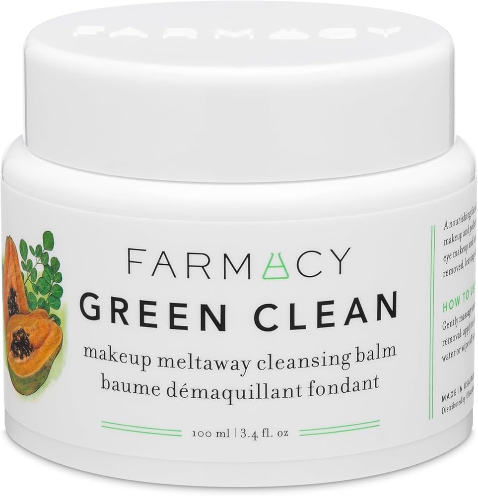 Farmacy, Green Clean, Demachiere, Balsam de curățare, Pentru față, 100 ml