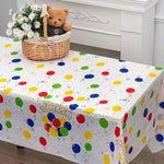 Fata de Masa, Flippy, din PEVA, Imprimeu Happy Birthday cu Baloane, 137 x 274 cm, Impermeabila, Fara Pete, Curatare