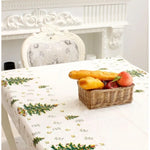 Fata de masa dreptunghiulara Flippy, PVC, 2.5 mm grosime, imprimeu braduri, potrivit pentru Craciun, utilizare