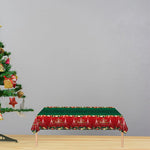 Fata de Masa Festiva, Flippy, Dreptunghiulara, Imprimeu Merry Christmas, Tema Craciun, Rezistenta la Apa, din PVC, 137