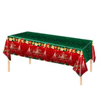Fata de Masa Festiva, Flippy, Dreptunghiulara, Imprimeu Merry Christmas, Tema Craciun, Rezistenta la Apa, din PVC, 137