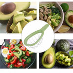Feliator de Avocado, Flippy, pentru Taierea in Cubulete, Multifunctional, pentru Bucatarie, Otel Inoxidabil, ABS,