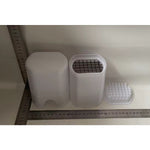 Feliator de Fructe si Legume, Flippy, din Plastic si Otel, Mecanic, Taiere 1.2 cm Grosime, 14 x 9.5 x 8 cm, Alb