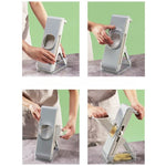 Feliator de Legume Multifunctional, Flippy, Taieturi Diferite, Razatoare pentru Bucatarie, Taietor de Cartofi, Presa