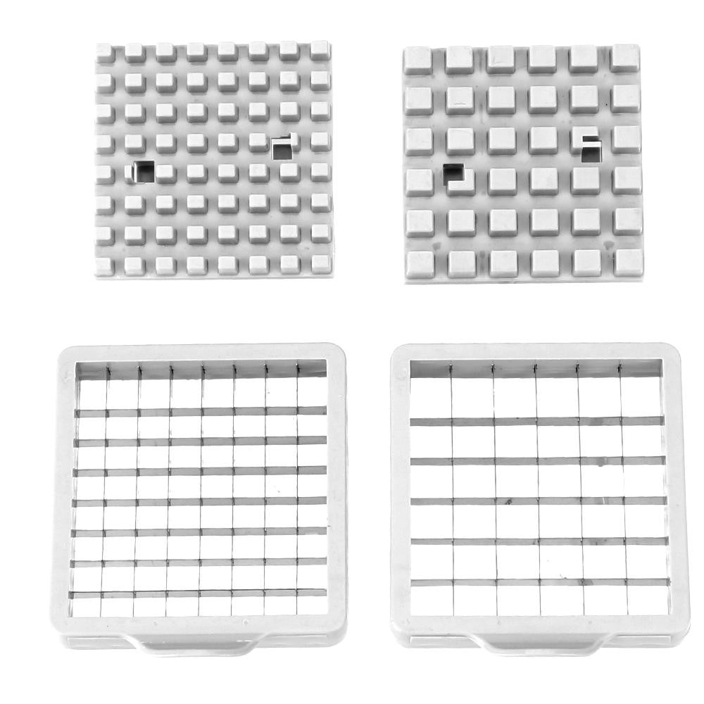 Feliator manual Flippy, pentru cartofi pai si legume, din inox, cu 2 dimensiuni de feliere, 25.5 x 11.7 cm, argintiu