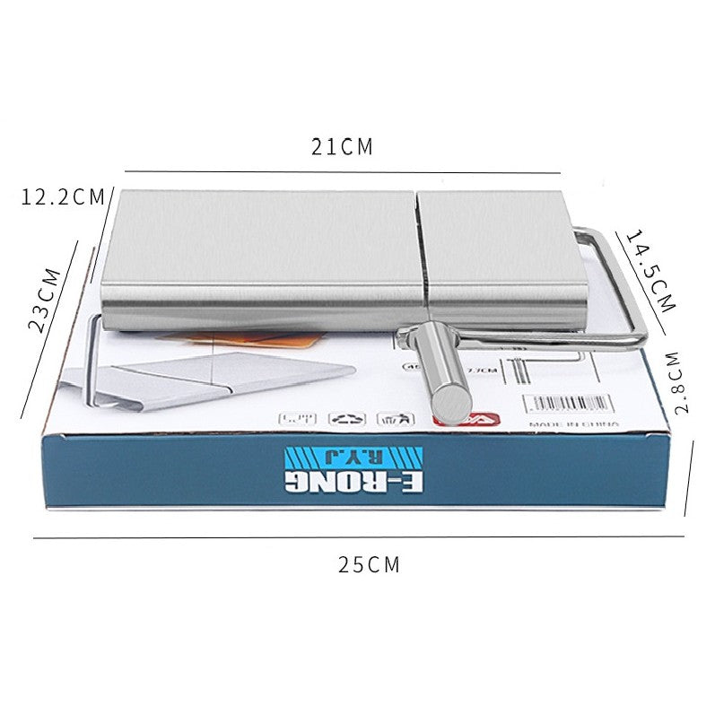 Feliator manual Flippy, pentru cascaval, salam, prajituri, unt, din otel inoxidabil, usor de curatat si utilizat, 5