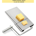 Feliator manual Flippy, pentru cascaval, salam, prajituri, unt, din otel inoxidabil, usor de curatat si utilizat, 5