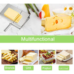 Feliator manual Flippy, pentru cascaval, salam, prajituri, unt, din otel inoxidabil, usor de curatat si utilizat, 5