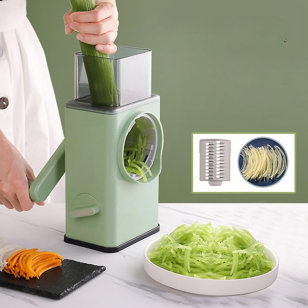 Feliator manual pentru legume Flippy, 3 lame din otel inxodabil, 3 tipuri de feliere, material carcasa ABS, latime