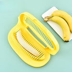 Feliator Multifunctional pentru Alimente, Flippy, Model Banana, pentru Legume si Fructe, Accesoriu pentru Bucatarie,