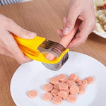 Feliator pentru Alimente, Flippy, Accesoriu pentru Bucatarie, Cutit pentru Legume si Fructe, Model Banana, Ergonomic,