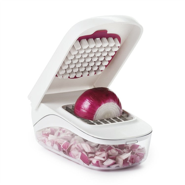 Feliator pentru Legume, Flippy, Ustensila Bucatarie, Presa Manuala pentru Carfoi Pai, Multifunctional, 20x12.5x10 cm,