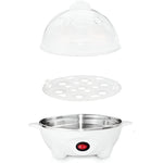 Fierbator de Oua Electric, Flipppy, Capacitate 7 oua, Aparat de fiert oua, 220V, Oprire Automata, 3 Moduri de Fiert