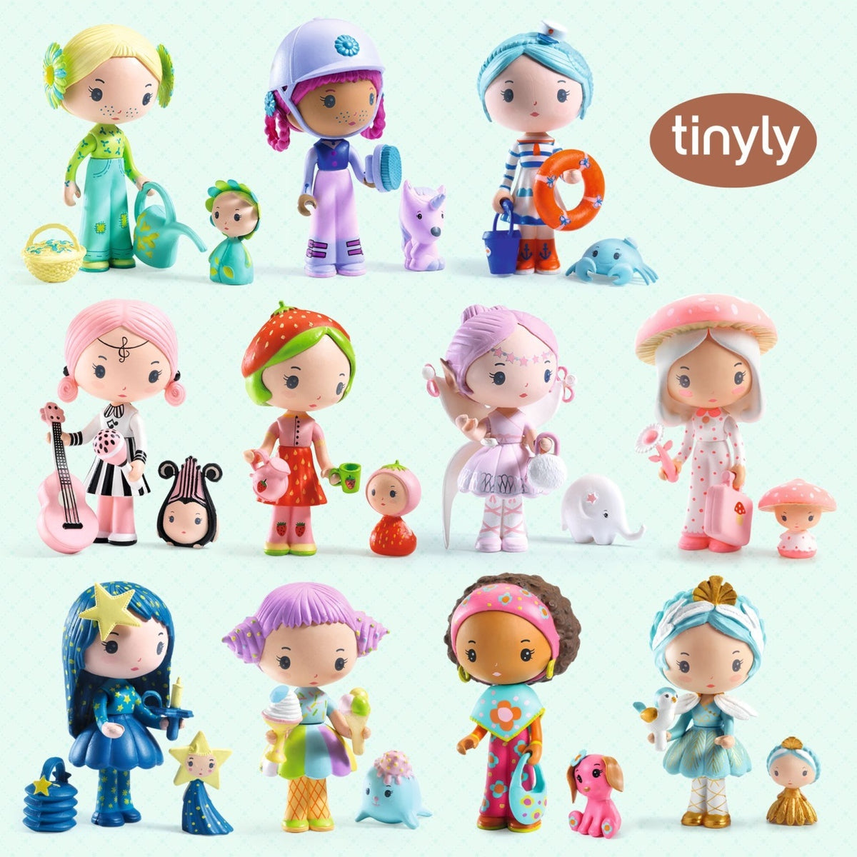 Figurine Tinyly Grace & Stella, Djeco