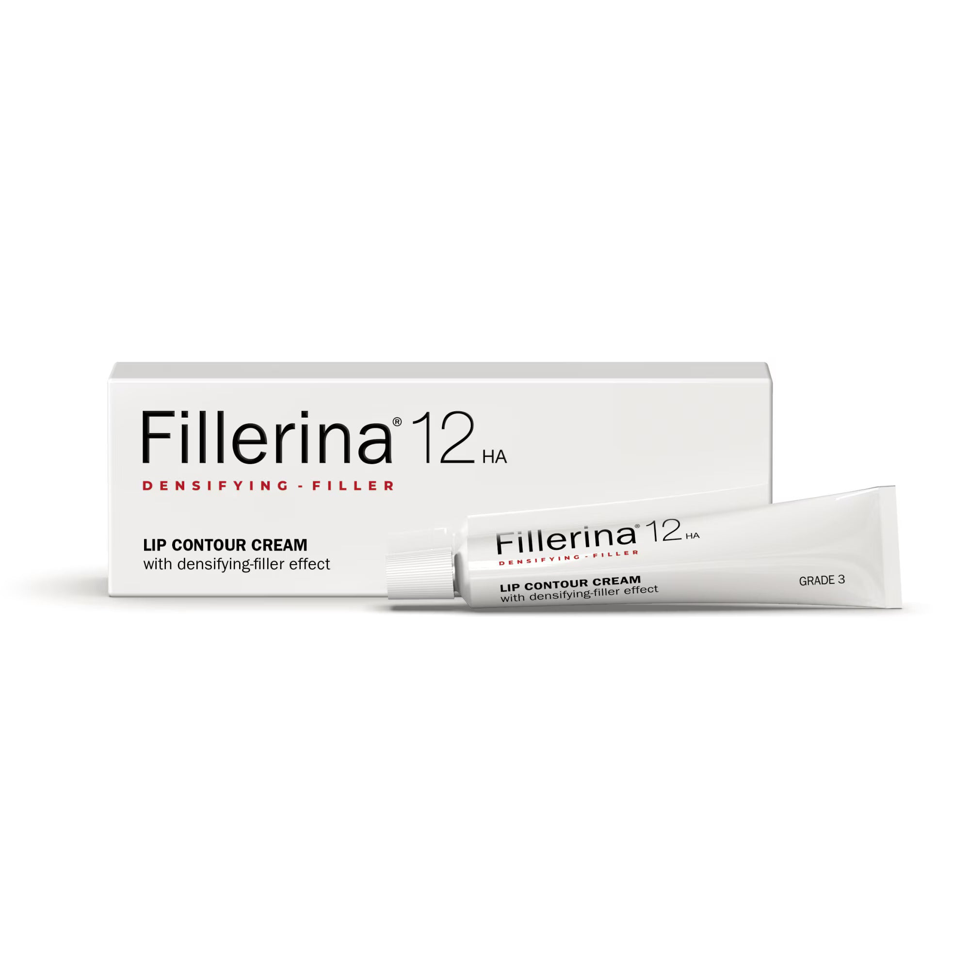 Labo, Fillerina 12HA Densifying Filler Grade 3, Hidratează și întărește, Smântână, Pentru conturul buzelor, 15 ml - Olmarkt
