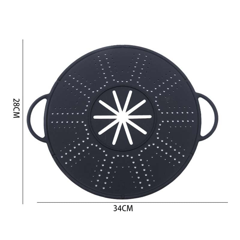 Capac Sita pentru Tigaie, Flippy, 28 inch, Capac din Silicon pentru Scuregere, Rezistent la Remperaturi ridicate,