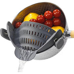 Strecurator Filtru pentru Vase, Flippy, din Silicon Rezistent la Temperaturi Inalte, Universal, Paste, Legume, Fructe,