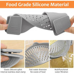 Strecurator Filtru pentru Vase, Flippy, din Silicon Rezistent la Temperaturi Inalte, Universal, Paste, Legume, Fructe,