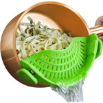 Strecurator Filtru pentru Vase, Flippy, din Silicon Rezistent la Temperaturi Inalte, Universal, Paste, Legume, Fructe,