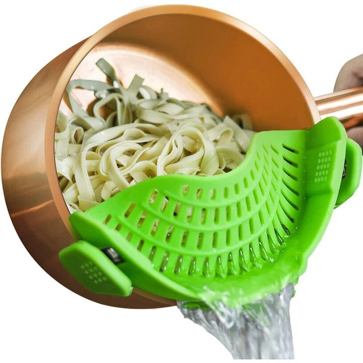 Strecurator Filtru pentru Vase, Flippy, din Silicon Rezistent la Temperaturi Inalte, Universal, Paste, Legume, Fructe,