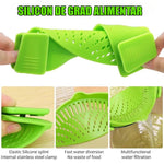 Strecurator Filtru pentru Vase, Flippy, din Silicon Rezistent la Temperaturi Inalte, Universal, Paste, Legume, Fructe,