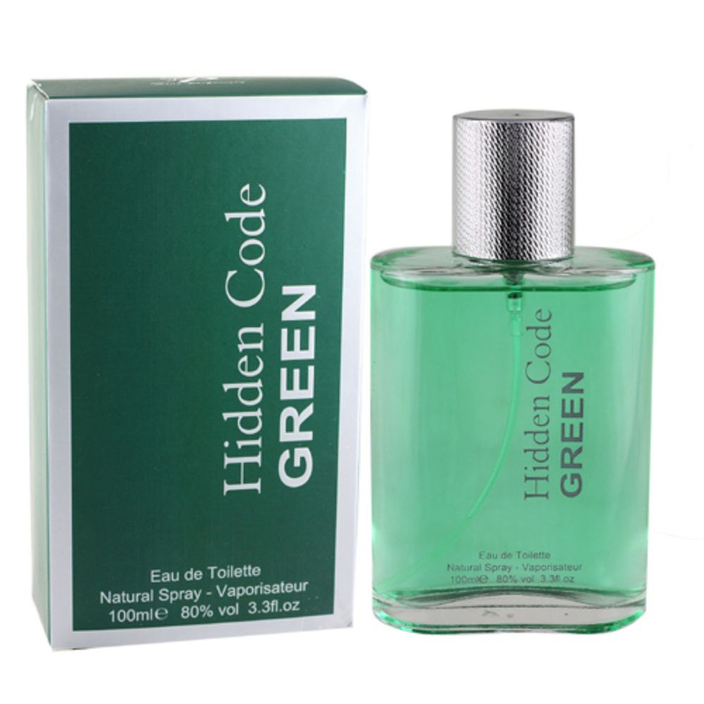 Fine Perfumery, Hidden Code Green, Apă de toaletă, Pentru bărbați, 100 ml