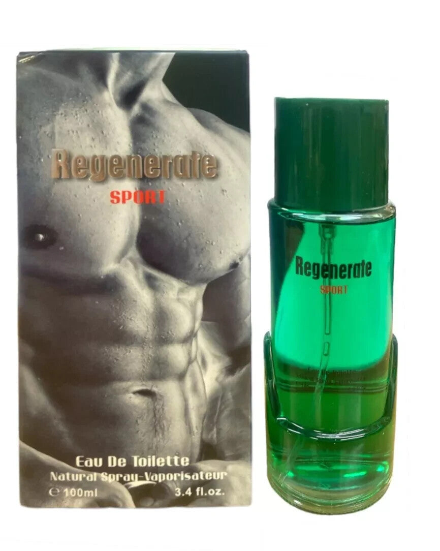 Fine Perfumery, Regenerate Sport Green, Apă de toaletă, Pentru bărbați, 100 ml