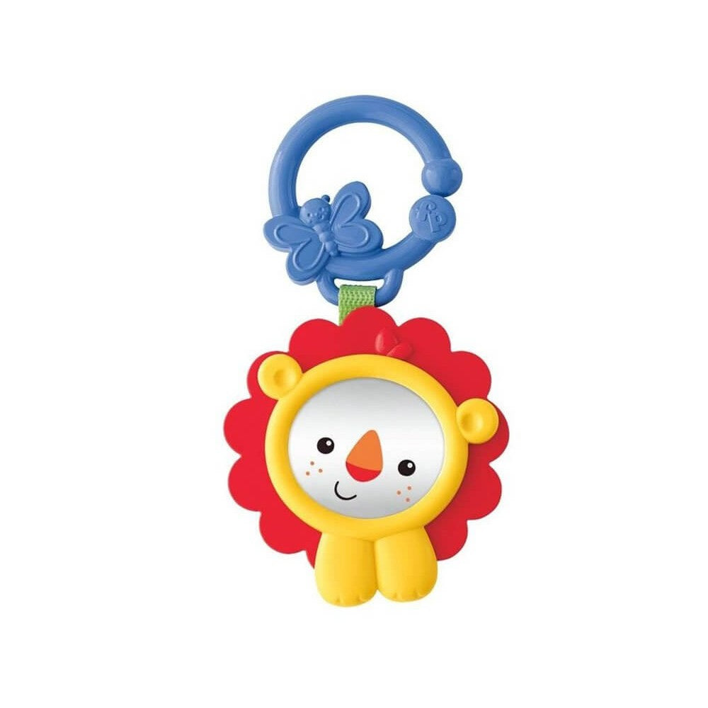 Fisher Price, Lion, Joacă-te cu oglinda cu activități practice, Jucărie pentru dentiție, Unisex, 3+ luni - Olmarkt