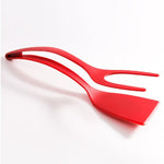 Spatula Multifunctionala tip Cleste, Flippy, Spatula Cleste pentru Gatit, Silicon PP, pentru Alimente, Carne, Paine, 31